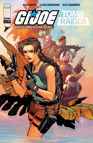Gi Joe A Real American Hero Tomb Raider #1 CVR A ELENA CASAGRANDE & ALEX GUIMARAES cover