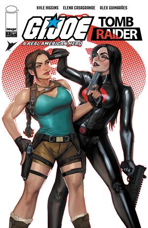 Gi Joe A Real American Hero Tomb Raider #1 CVR C (OF 5) CVR C STJEPAN SEJIC FOIL cover