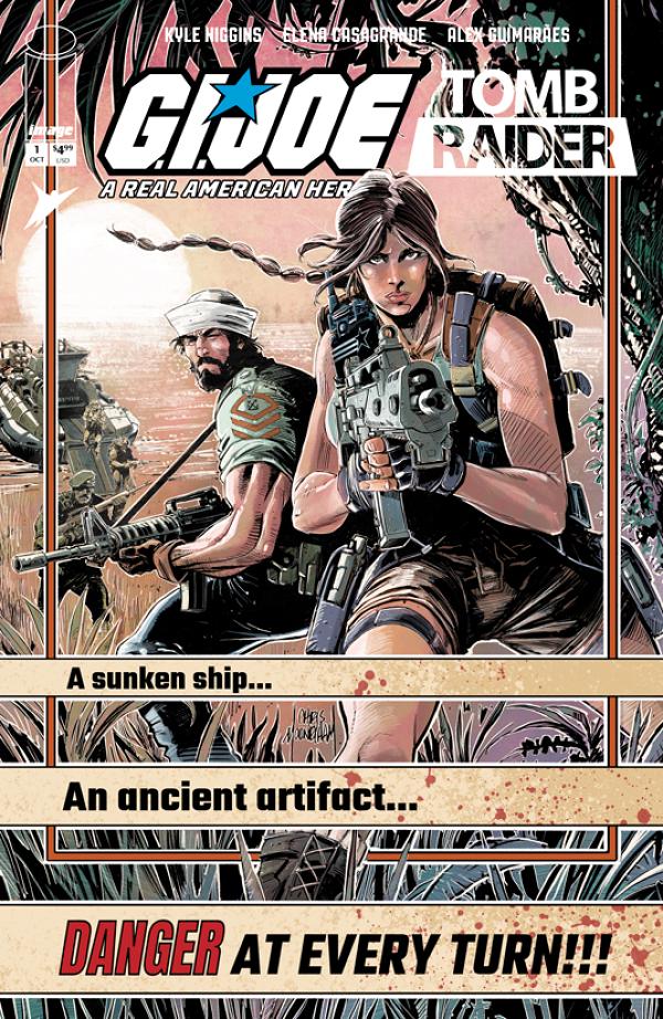 Gi Joe A Real American Hero Tomb Raider #1 CVR D (OF 5) CVR D INC 1:25 CHRIS MOONEYHAM VINTAGE JOE cover
