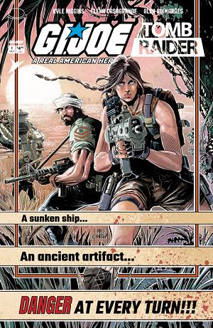 Gi Joe A Real American Hero Tomb Raider #1 CVR D (OF 5) CVR D INC 1:25 CHRIS MOONEYHAM VINTAGE JOE cover