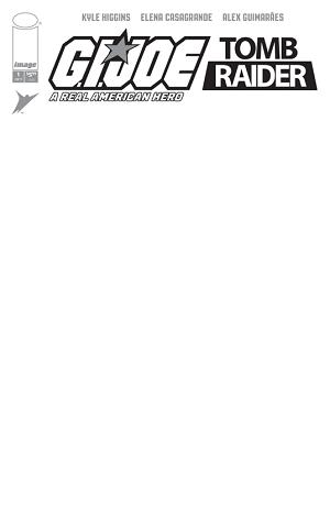 Gi Joe A Real American Hero Tomb Raider #1 CVR G (OF 5) CVR G BLANK SKETCH cover