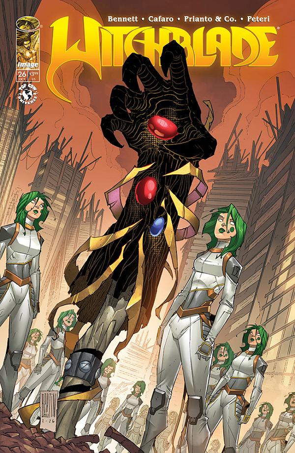 Witchblade #26 variant cover by Pat Boutin