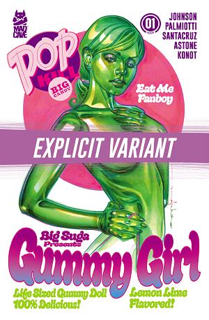 Pop Kill Big Candy #1 CVR G (OF 4) CVR G BRIAN STELFREEZE BLACK BAG CARDSTOCK cover