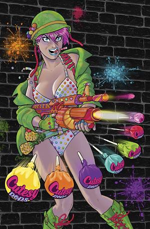 Pop Kill Big Candy #1 CVR I (OF 4) CVR I INC 1:10 AMANDA CONNER VIRGIN cover