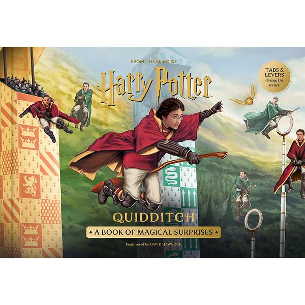 Harry Potter Quidditch HC cover by David Hawcock