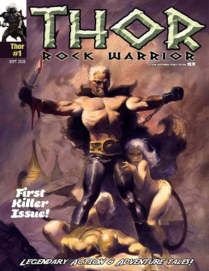 Thor The Rock Warrior Magazine #1 cover