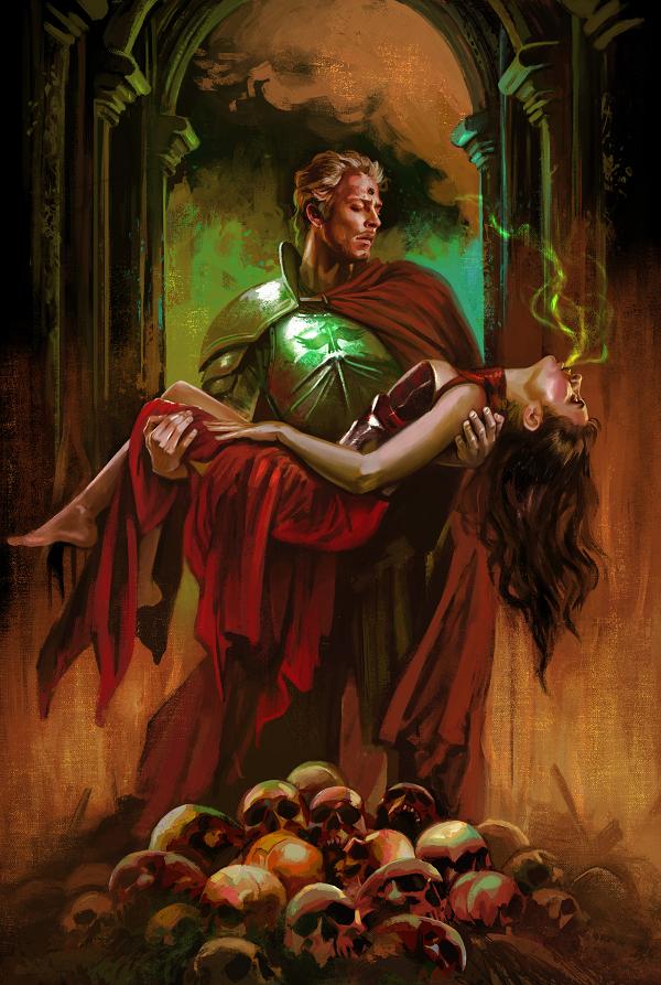 Hawkmoon The Mad God #1 variant cover by Claudia Caranfa