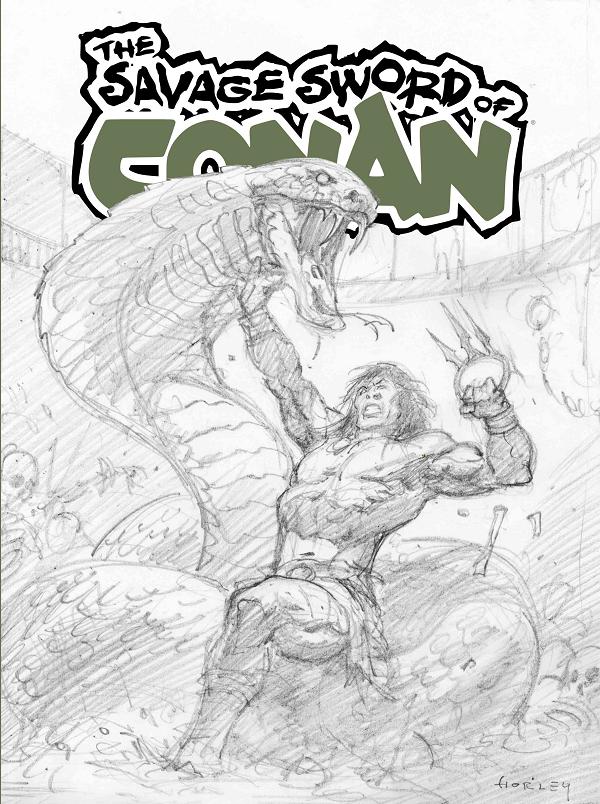 Savage Sword Of Conan #15 variant cover by Alex Horley