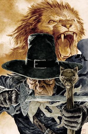 Solomon Kane The Lion Errant #1 SDCC EXCLUSIVE JH WILLIAMS III VIRGIN FOIL cover