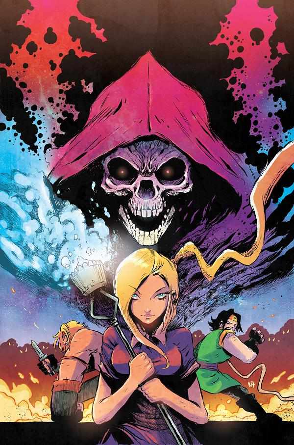 Vampire Survivors #2 variant cover by Kit Wallis