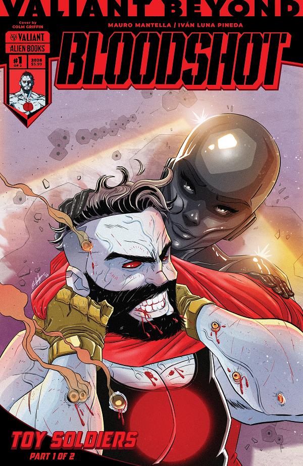 Valiant Beyond: Bloodshot --Toy Soldiers Cover A (Griffin) #7 cover by Colm Griffin
