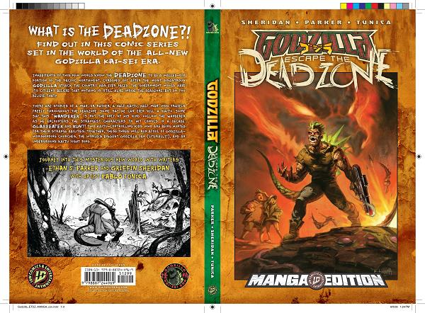 Godzilla: Escape The Deadzone --Manga Style Edition cover