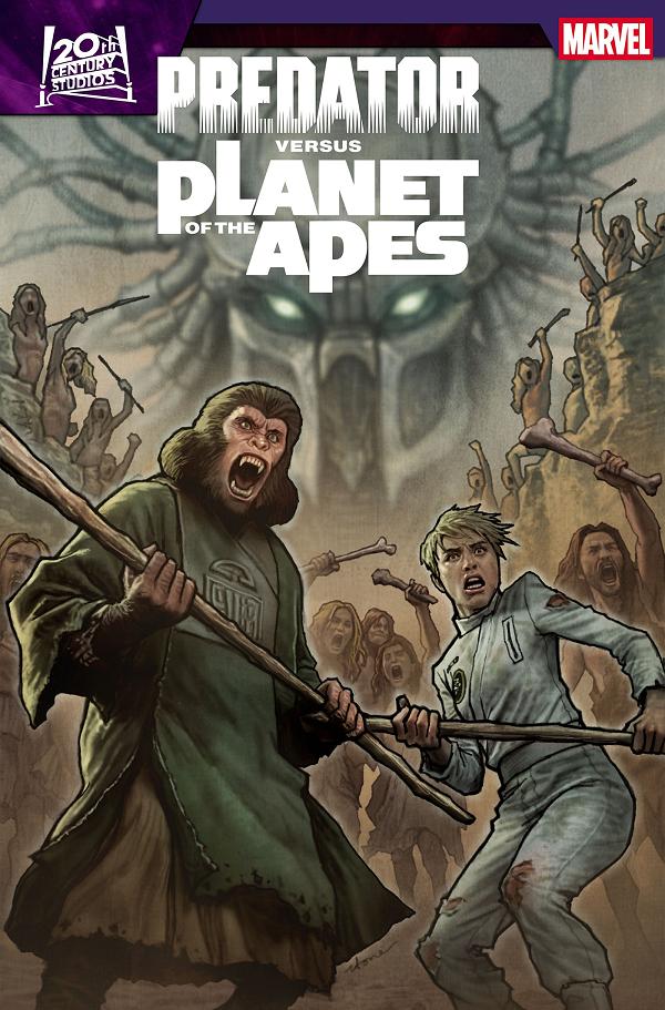 Predator Vs. The Planet Of The Apes #4 cover