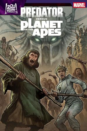 Predator Vs. The Planet Of The Apes #4 cover