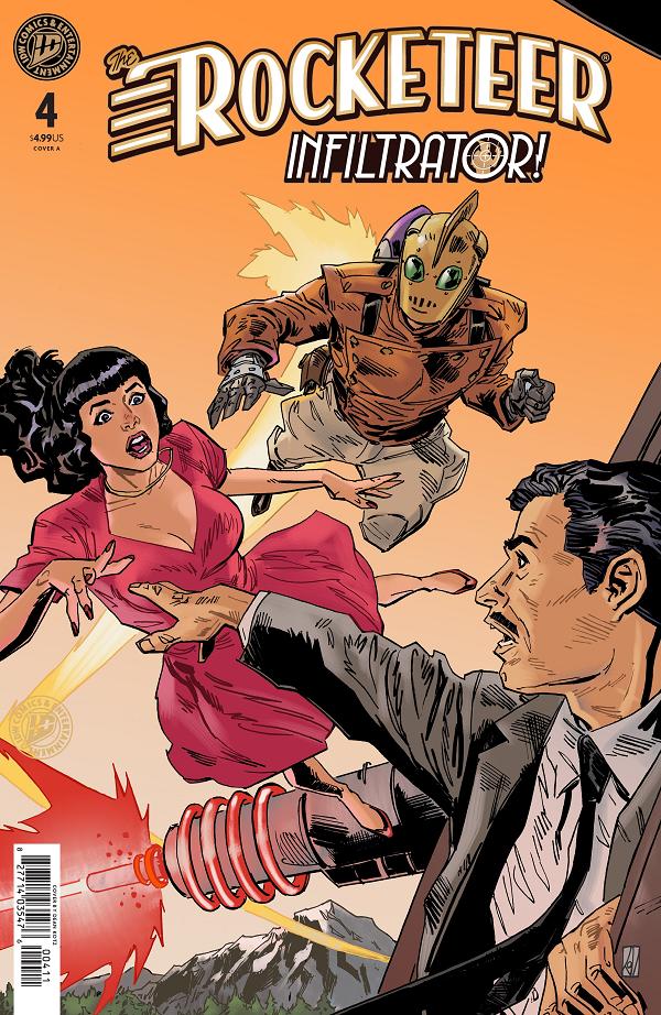 The Rocketeer: Infiltrator! Cover A (Kotz) #4 cover by Dean Kotz