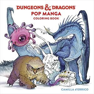 Dungeons & Dragons Pop Manga Coloring Book #1 cover