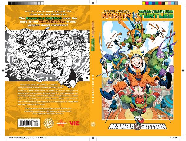 Naruto X Teenage Mutant Ninja Turtles--Manga Style Edition cover