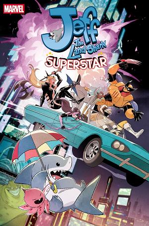 Jeff The Land Shark: Superstar #4 cover by Gurihiru