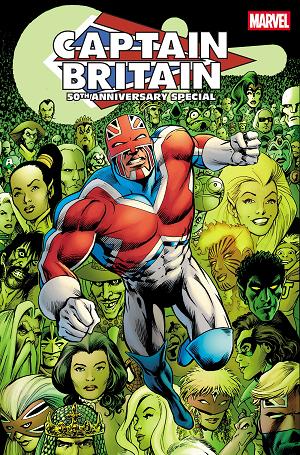 Captain Britain 50Th Anniversary Special #1 cover