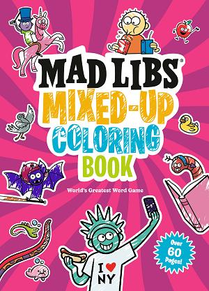 Mad Libs Mixed-Up Coloring Book cover