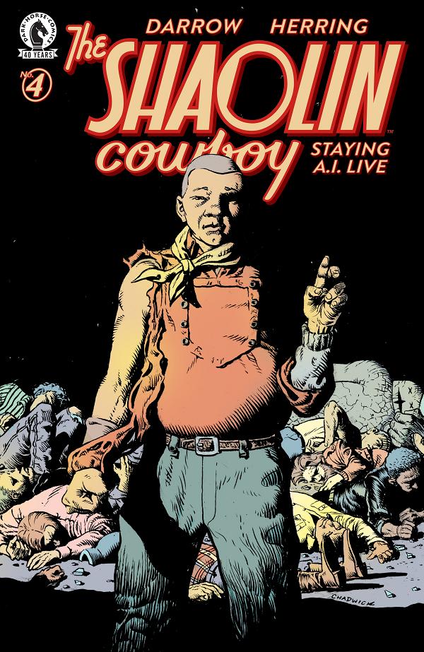Shaolin Cowboy: Staying A.i.live (Cvr A) (Geof Darrow) #4 variant cover by Paul Chadwick