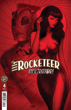 The Rocketeer: Infiltrator! Cover A (Kotz) #4 Variant B (Szerdy) cover