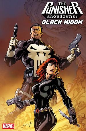 Punisher Showdowns: Black Widow #1 MARK BAGLEY VARIANT cover