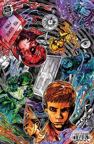 The Twilight Zone Cover A (Alpi) #11 Variant C (Riccardi IDW Goes Dark Variant) cover