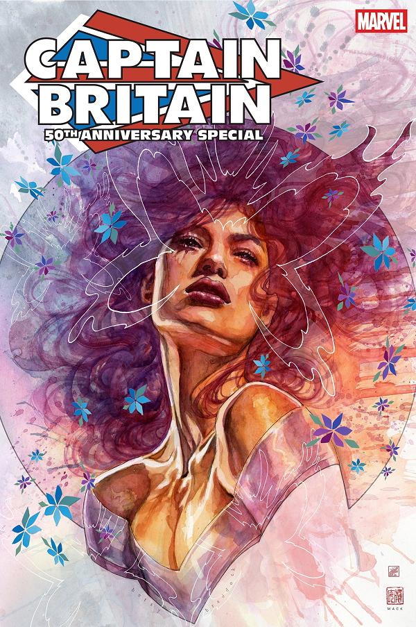Captain Britain 50Th Anniversary Special #1 DAVID MACK VARIANT cover
