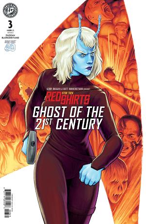 Star Trek: Red Shirts--Ghost Of The 21St Century Cover A (Shehan) #3 Variant B (Ward) cover