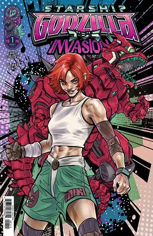 Starship Godzilla: Invasion X Cover A (Ono) #1 Variant B (Jones) cover