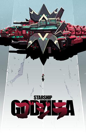 Starship Godzilla: Invasion X Cover A (Ono) #1 Variant RI (10) (Joyce Movie Homage Cover) [1:10] cover