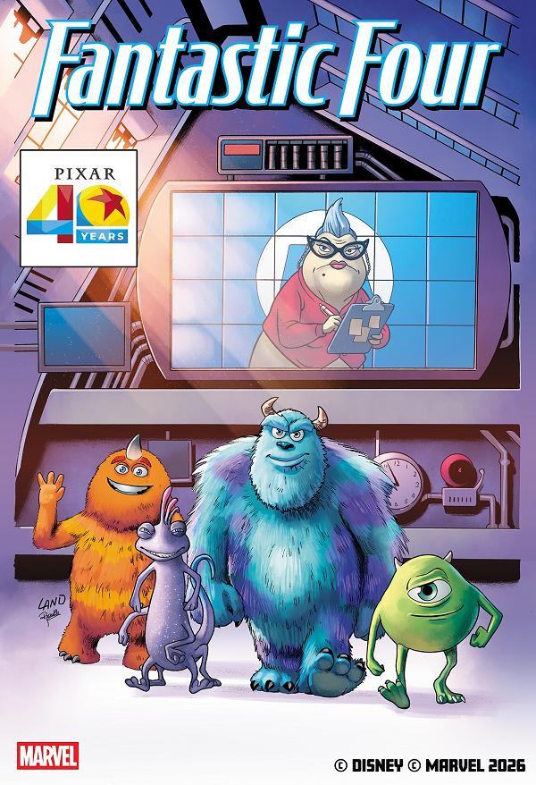 Fantastic Four #16 GREG LAND PIXAR 40TH VARIANT cover