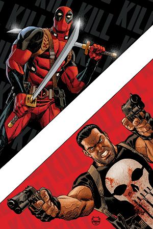 Wade Wilson: Deadpool #8 DAVE JOHNSON VIRGIN VARIANT [BG] [1:100] cover