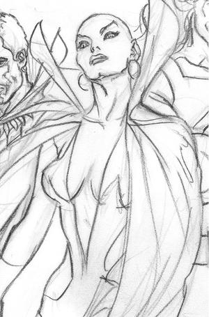 Avengers: Armageddon #4 ALEX ROSS TIMELESS VIRGIN SKETCH VARIANT [1:50] cover