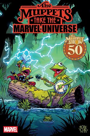 Muppets Take The Marvel Universe #1 SKOTTIE YOUNG VARIANT [1:25] cover