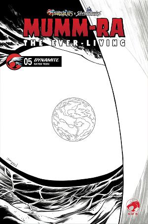 Mumm Ra The Ever Living #5 CVR K CVR K DECLAN SHALVEY LINE ART cover