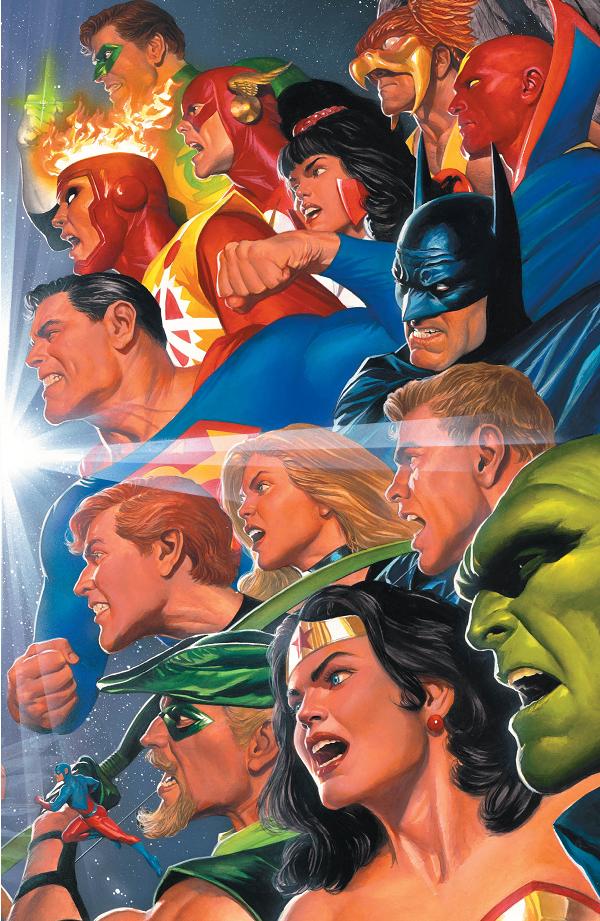 Avengers Jla #4 CVR B FACSIMILE EDITION CVR B ALEX ROSS DC MARVEL CONNECTING cover