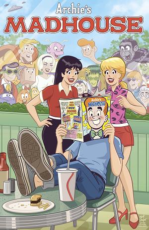 Archies Madhouse #1 CVR B FACSIMILE EDITION CVR B MATT TALBOT MAD MAGAZINE cover