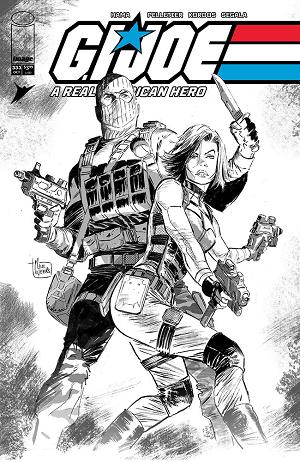 G.I. Joe: A Real American Hero #333 CVR B CVR B LEE WEEKS B&W cover