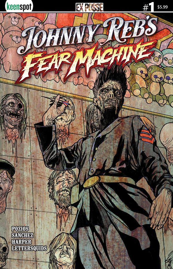 Johnny Rebs Fear Machine #1 variant cover