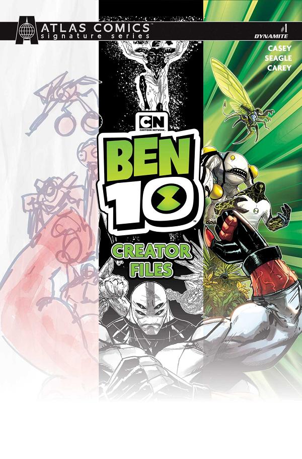 Ben 10 #1 CVR C CREATOR FILES (ONE SHOT) CVR C ROBERT CAREY ATLAS EDITION SIGNED BY JOE CASEY cover