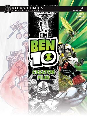 Ben 10 #1 CVR C CREATOR FILES (ONE SHOT) CVR C ROBERT CAREY ATLAS EDITION SIGNED BY JOE CASEY cover