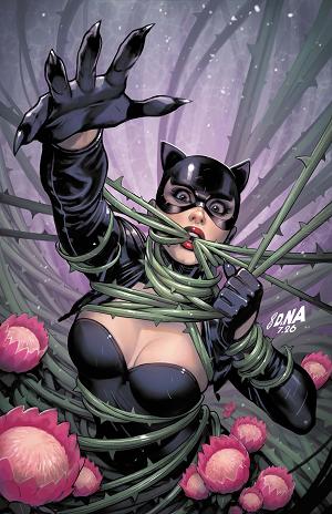 Catwoman #92 CVR E CVR E DAVID NAKAYAMA BAD SEEDS SPOT FOIL cover