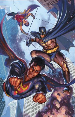 Batman & Superman: World's Finest #56 CVR B CVR B BEN HARVEY CARD STOCK cover