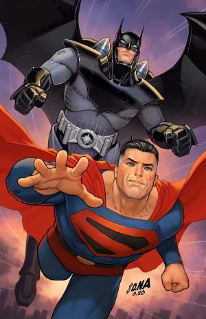 Batman & Superman: World's Finest #56 CVR D CVR D DAVID NAKAYAMA KINGDOM COME 30TH ANNIVERSARY CARD STOCK cover