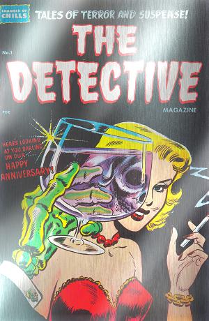 Detective #1 CVR H (OF 2) CVR H INC 1:50 LEE ELIAS METAL OLD MASTERS cover