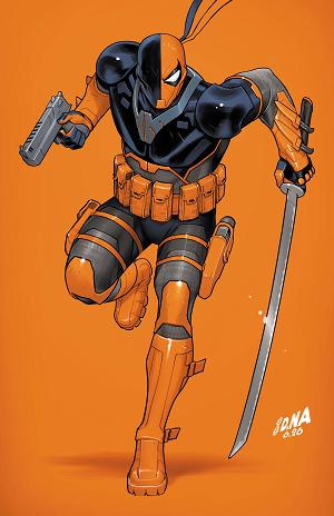 Deathstroke The Terminator #8 CVR B CVR B DAVID NAKAYAMA CARD STOCK cover