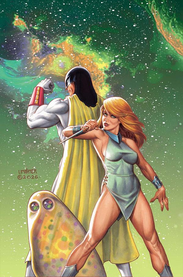Space Ghost Vs The Herculoids #2 CVR K CVR K INC 1:20 JOSEPH MICHAEL LINSNER VIRGIN cover