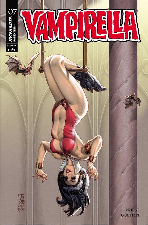Vampirella (2026) #7 variant cover by Joseph Michael Linsner